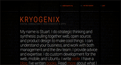 Desktop Screenshot of kryogenix.org